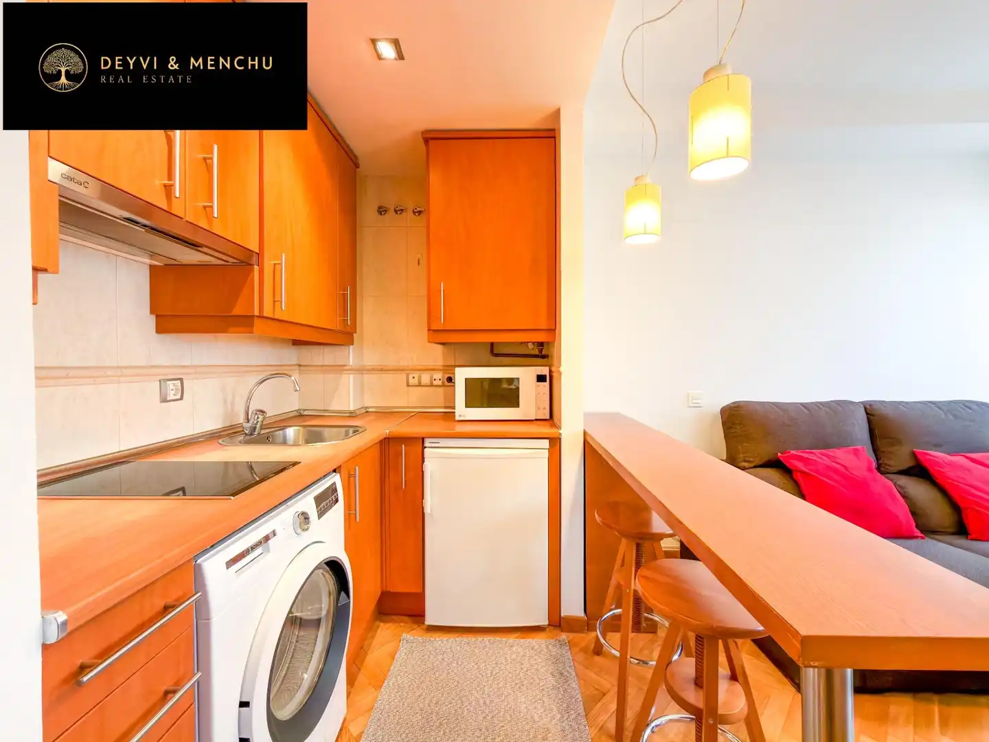 Kitchen of Flat for sale in Madrid  with Air Conditioner, Heating and Storage room