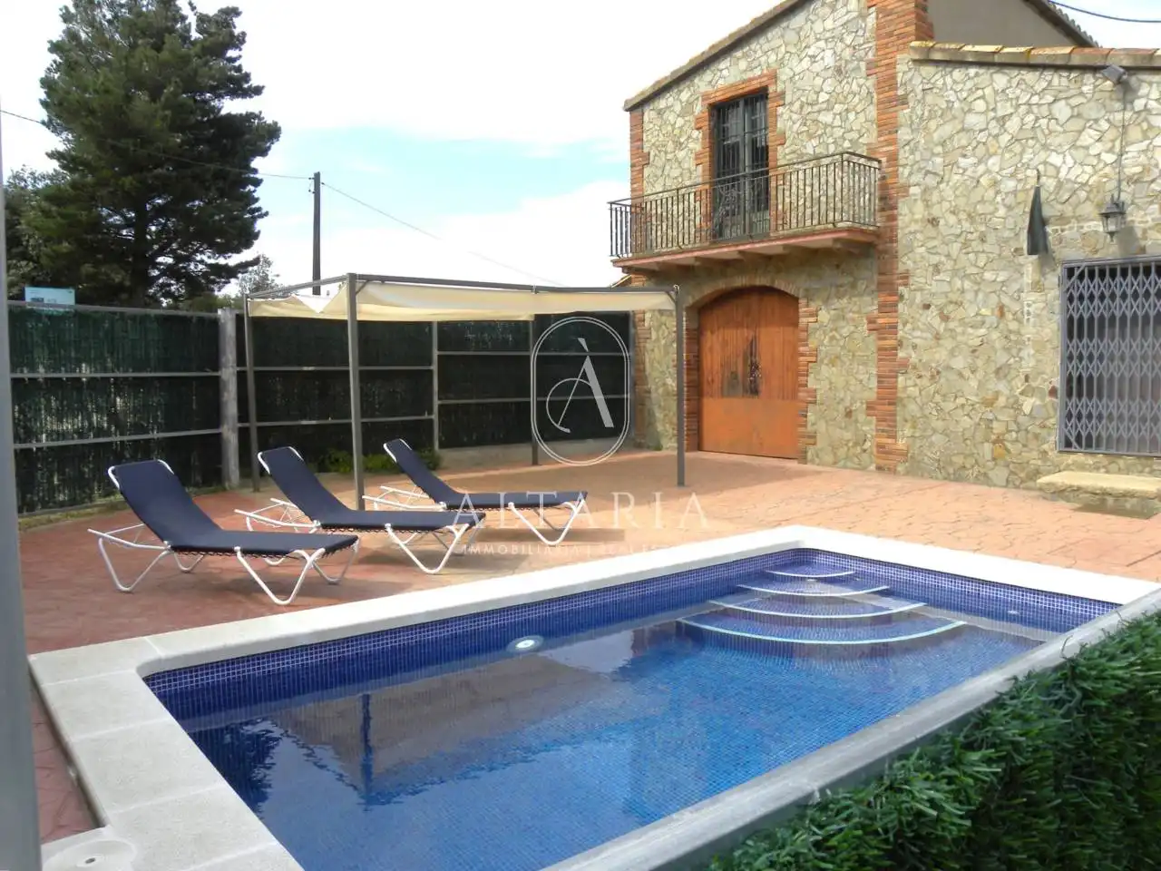 Piscina de Finca rústica en venda en Llagostera amb Jardí privat, Terrassa i Piscina