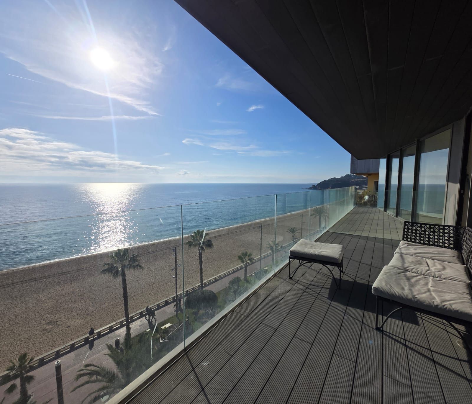 Terrace of Attic to rent in Lloret de Mar  with Air Conditioner, Terrace and Furnished