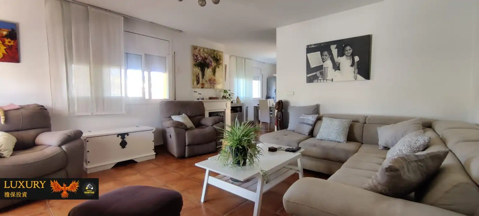 Sala de estar de Casa o chalet en venta en Cunit con Aire acondicionado, Calefacción y Jardín privado