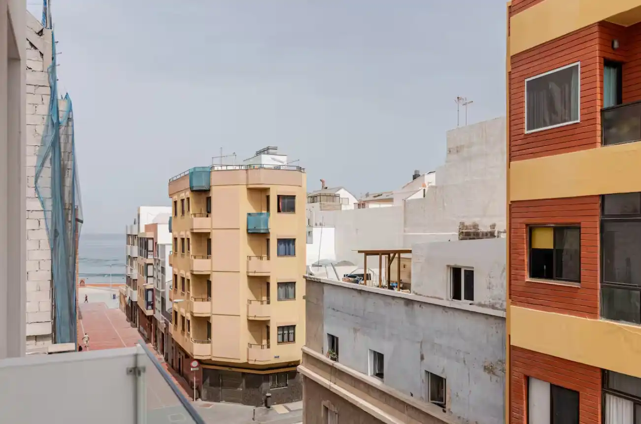 Vista exterior de Apartamento de alquiler en Las Palmas de Gran Canaria con Aire acondicionado, Calefacción y Parquet