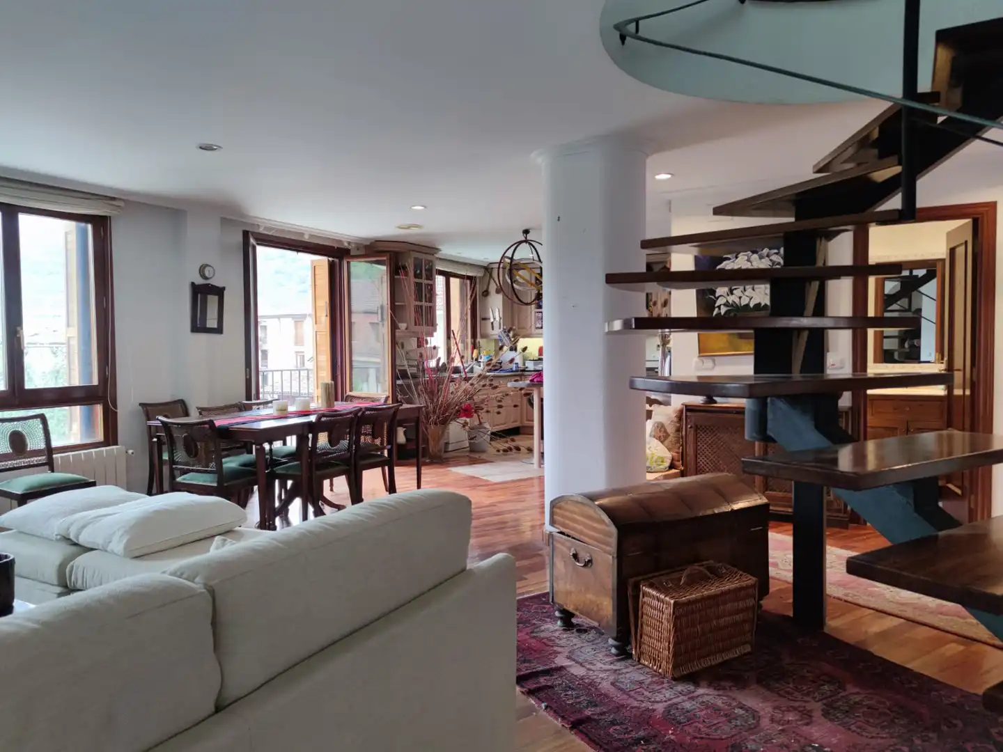 Sala de estar de Apartamento en venta en Ezcaray con Calefacción, Terraza y Trastero