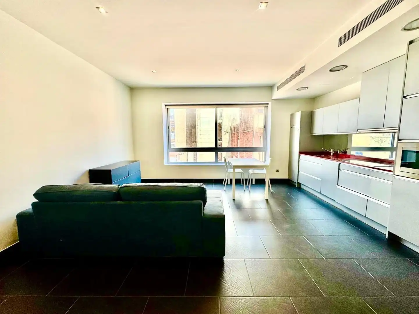 Wohnzimmer von Wohnung zur Miete in Barcelona mit Klimaanlage, Heizung und Abstellraum