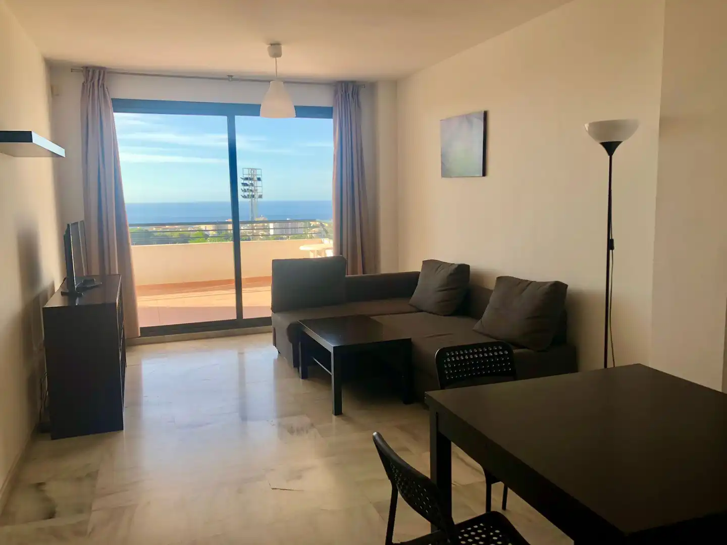 Living room of Attic for rent in Nerja  with Air Conditioner, Heating and Terrace