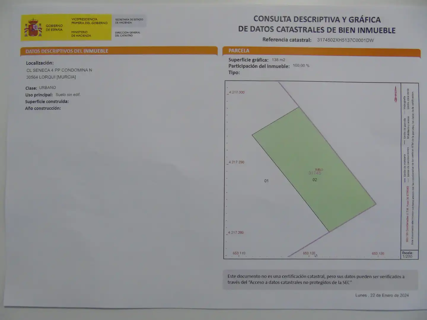 Grundstücke und Bauplätze zum Verkauf in Lorquí, imagen 5
