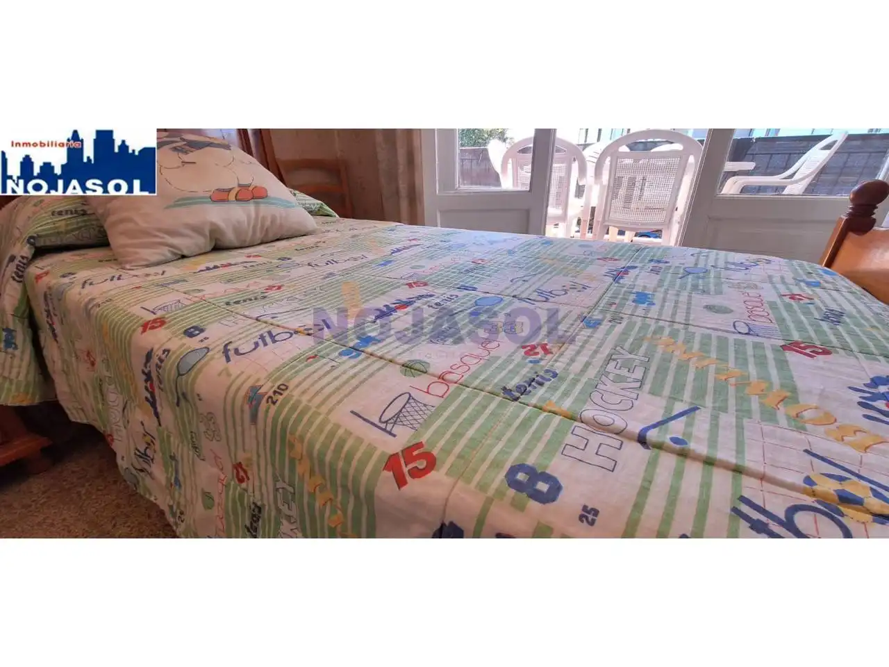 Bedroom of Flat for rent in Noja  with Terrace and Furnished