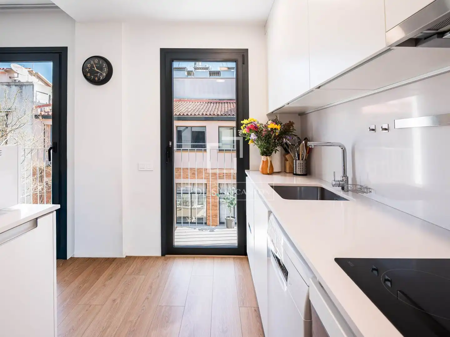 Küche von Wohnung zum Verkauf in Sant Cugat del Vallès mit Klimaanlage, Heizung und Terrasse
