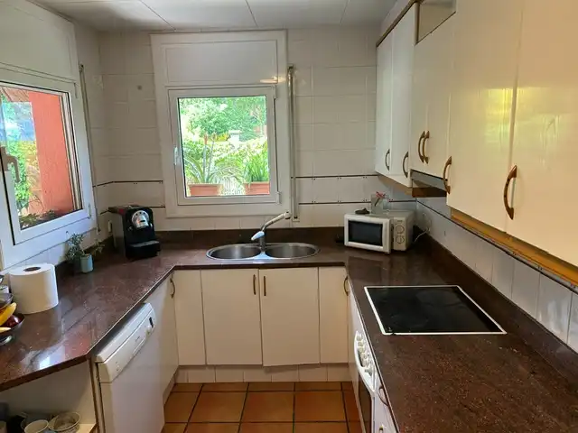 Cocina de Casa o chalet en venta en Santa Maria de Palautordera con Aire acondicionado, Calefacción y Jardín privado