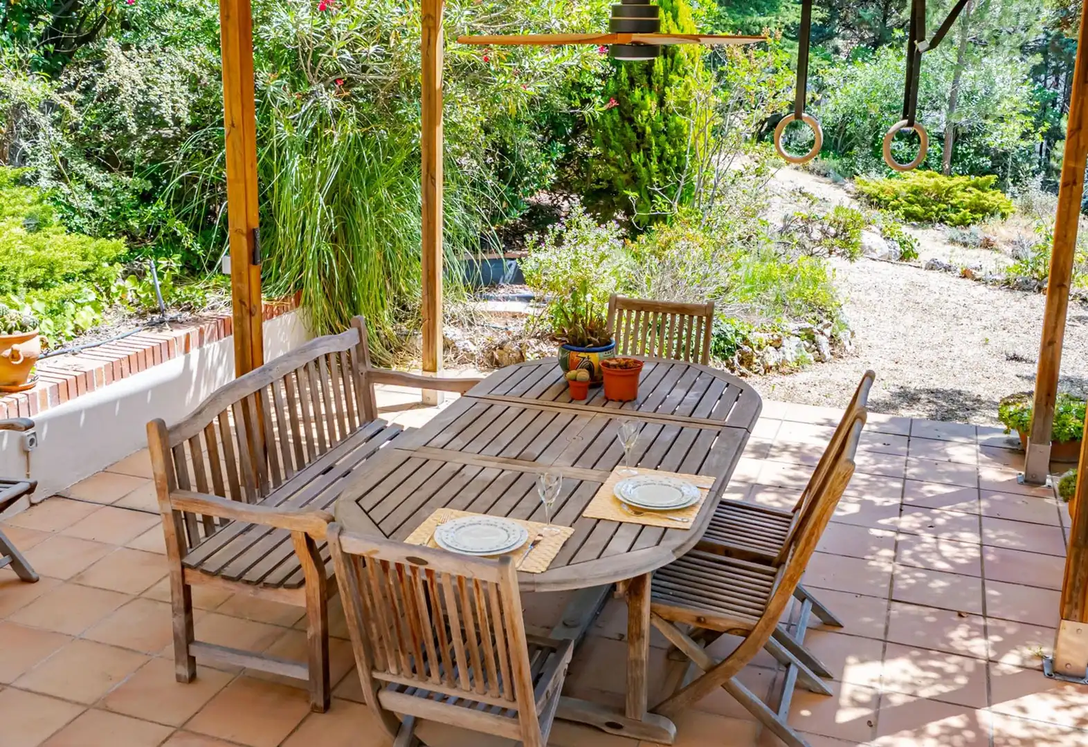 Terraza de Casa o chalet en venta en Las Rozas de Madrid con Aire acondicionado, Calefacción y Jardín privado