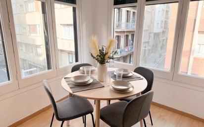 Dining room of Flat to rent in  Barcelona Capital  with Furnished, Washing machine and TV