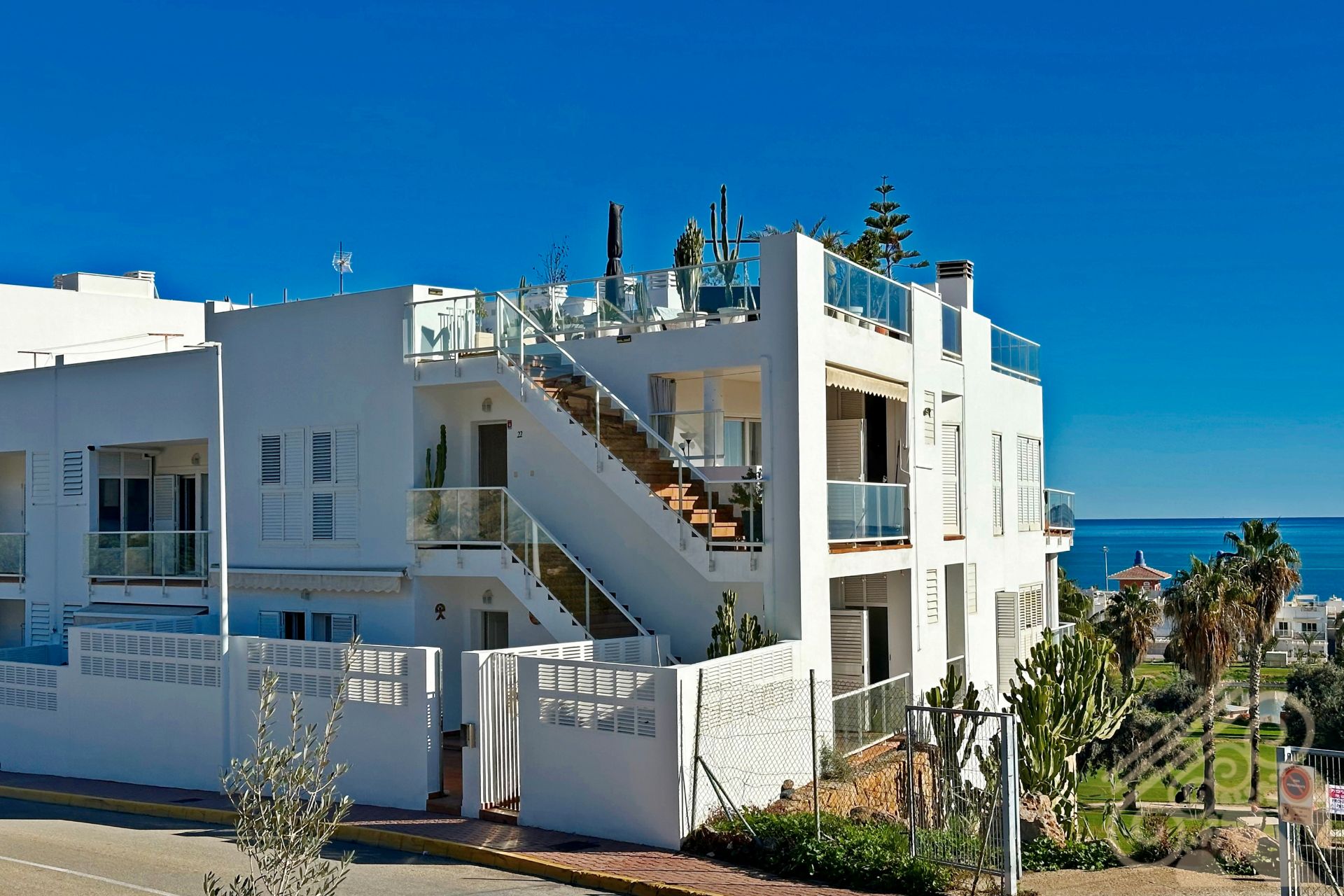 Vista exterior de Pis en venda en Mojácar amb Aire condicionat, Terrassa i Traster