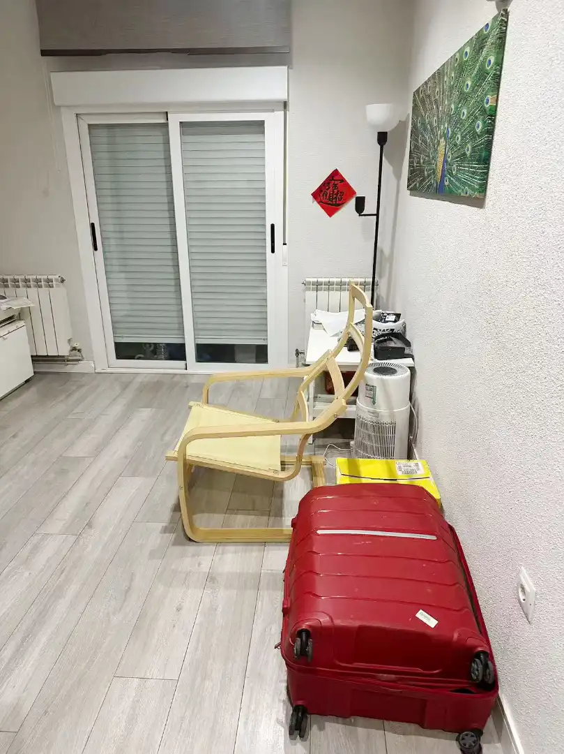 Sala de estar de Piso en venta en  Madrid Capital con Aire acondicionado, Calefacción y Terraza