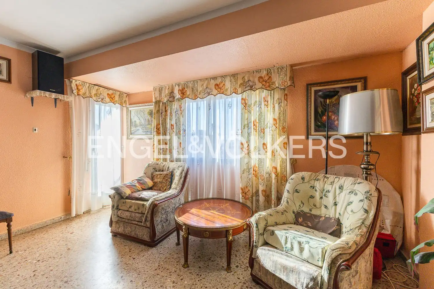 Sala de estar de Apartamento en venta en Burjassot con Aire acondicionado, Calefacción y Balcón