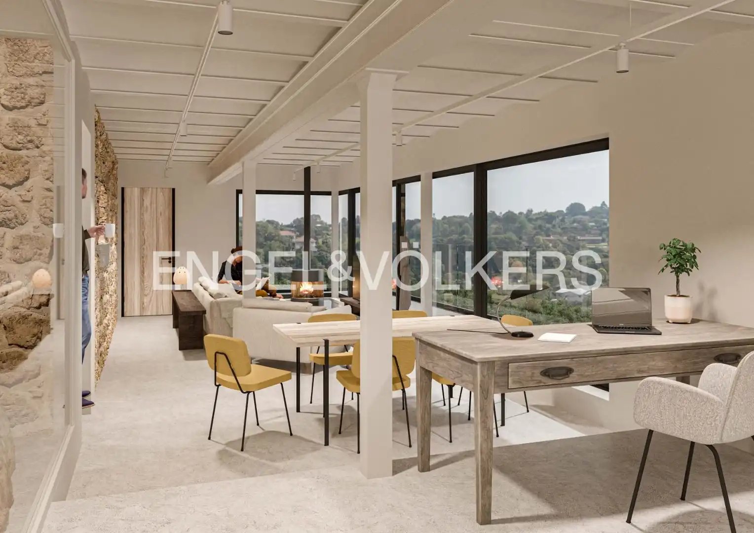Dining room of Houses for sale in Hoyo de Manzanares  with Air Conditioner, Heating and Private garden
