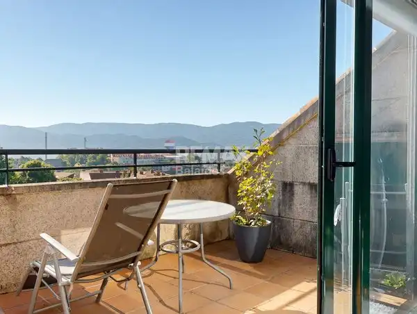 Balcony of Flat for sale in As Neves    with Heating, Terrace and Storage room