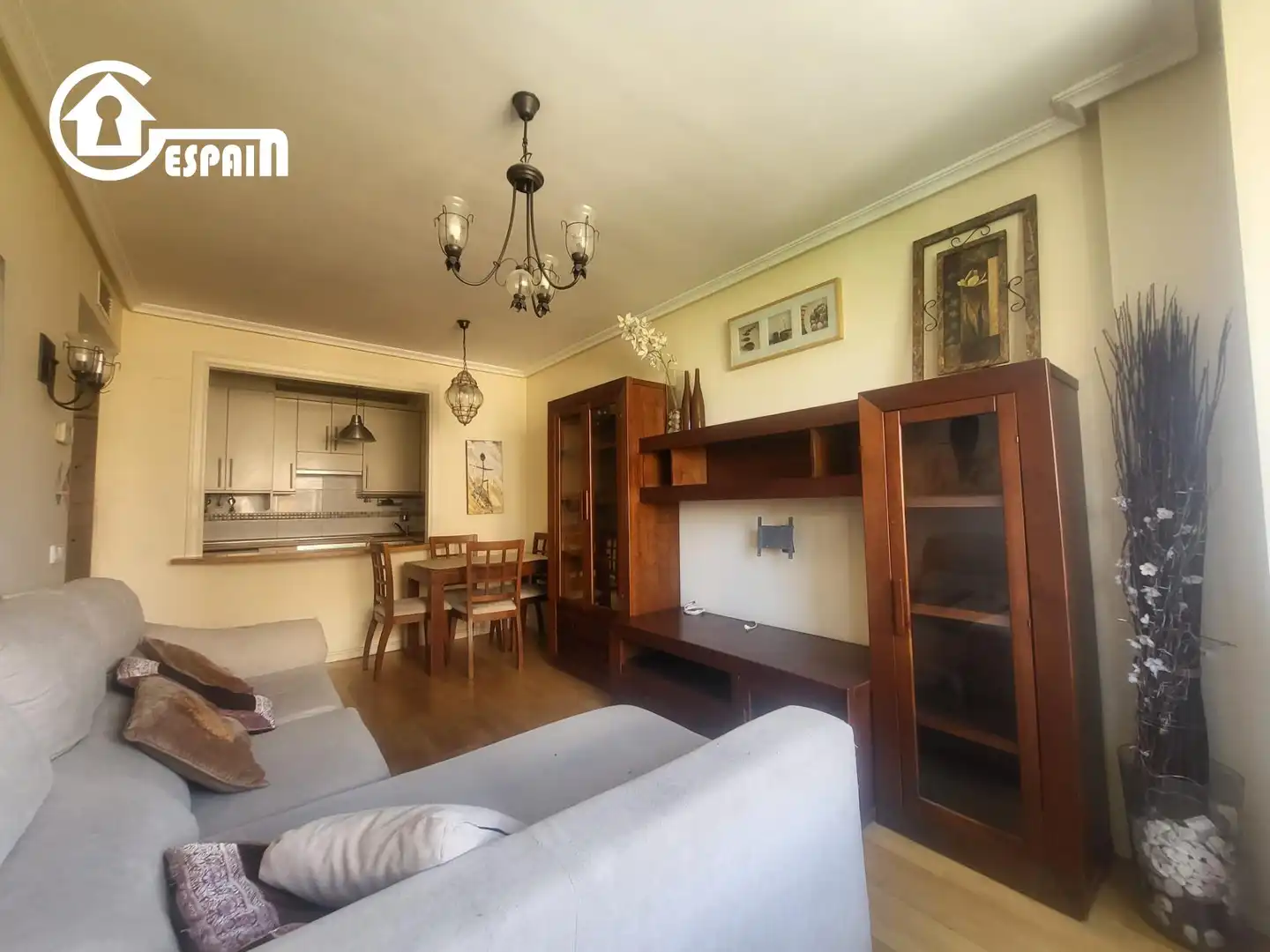 Sala d'estar de Pis en venda en Madrid amb Aire condicionat, Calefacció i Jardí privat