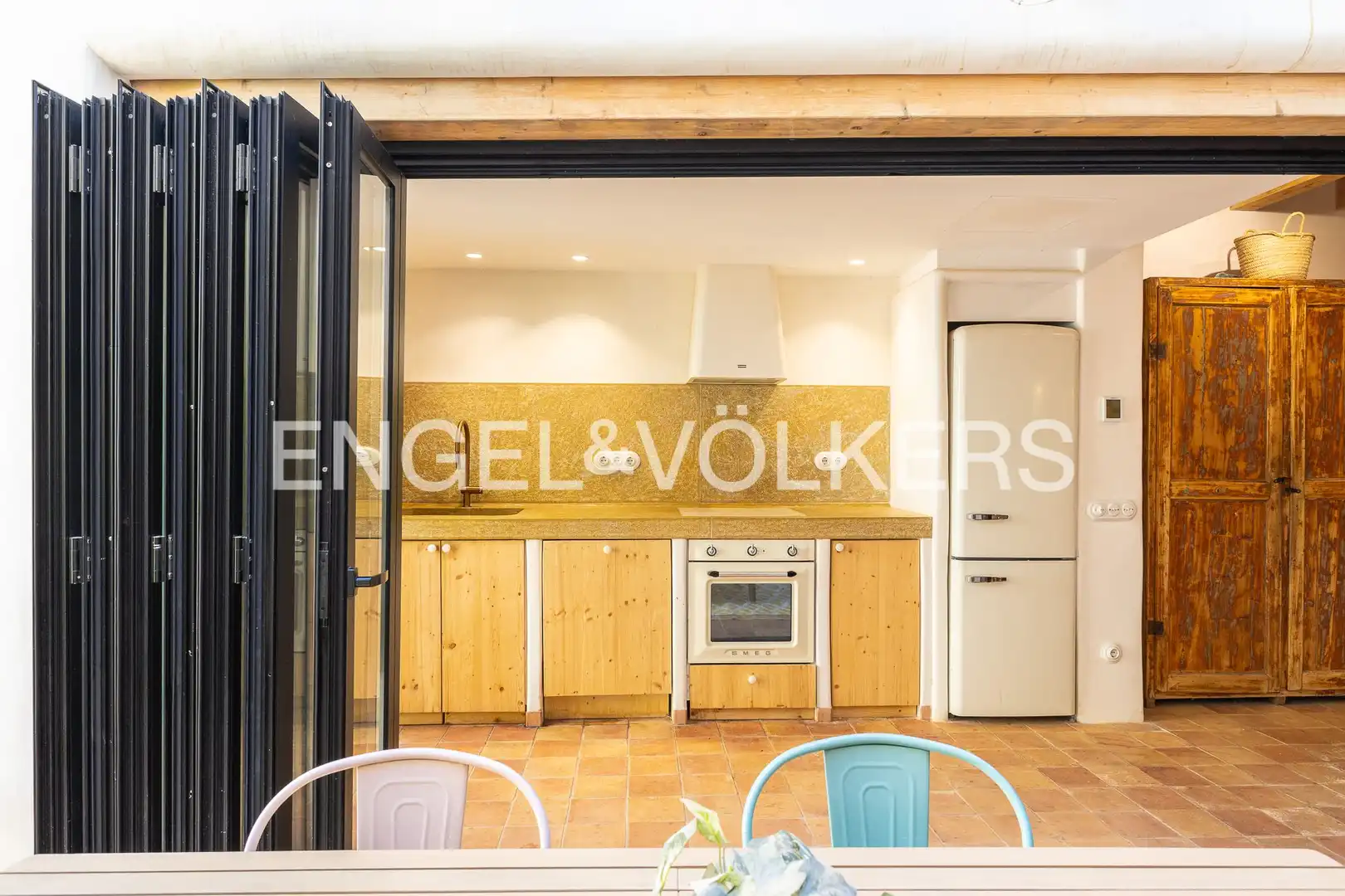 Kitchen of Houses for rent in Sant Pol de Mar  with Air Conditioner, Heating and Parquet flooring