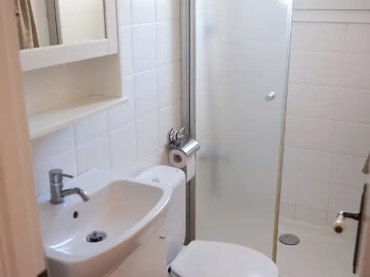 Baño de Casa o chalet en venta en Sant Lluís con Aire acondicionado, Terraza y Piscina