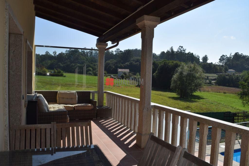 Terrace of House or chalet for sale in O Pino   with Heating, Private garden and Terrace
