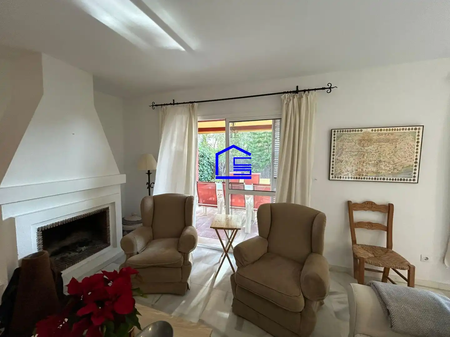 Sala de estar de Casa o chalet de alquiler en El Puerto de Santa María con Aire acondicionado, Calefacción y Jardín privado
