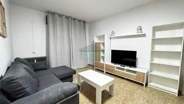 Living room of Flat for rent in Granada  with Furnished, TV and Balcony