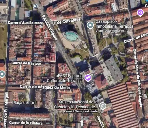 Vista exterior de Piso en venta en Terrassa
