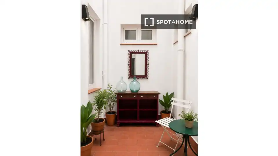 Terrassa de Apartament per a compartir en Sevilla amb Aire condicionat, Terrassa i Moblat