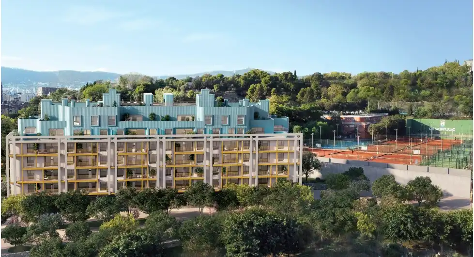 Piso de obra nueva con terraza en venta en Carrer dels Ferrocarrils Catalans 12, imagen 3