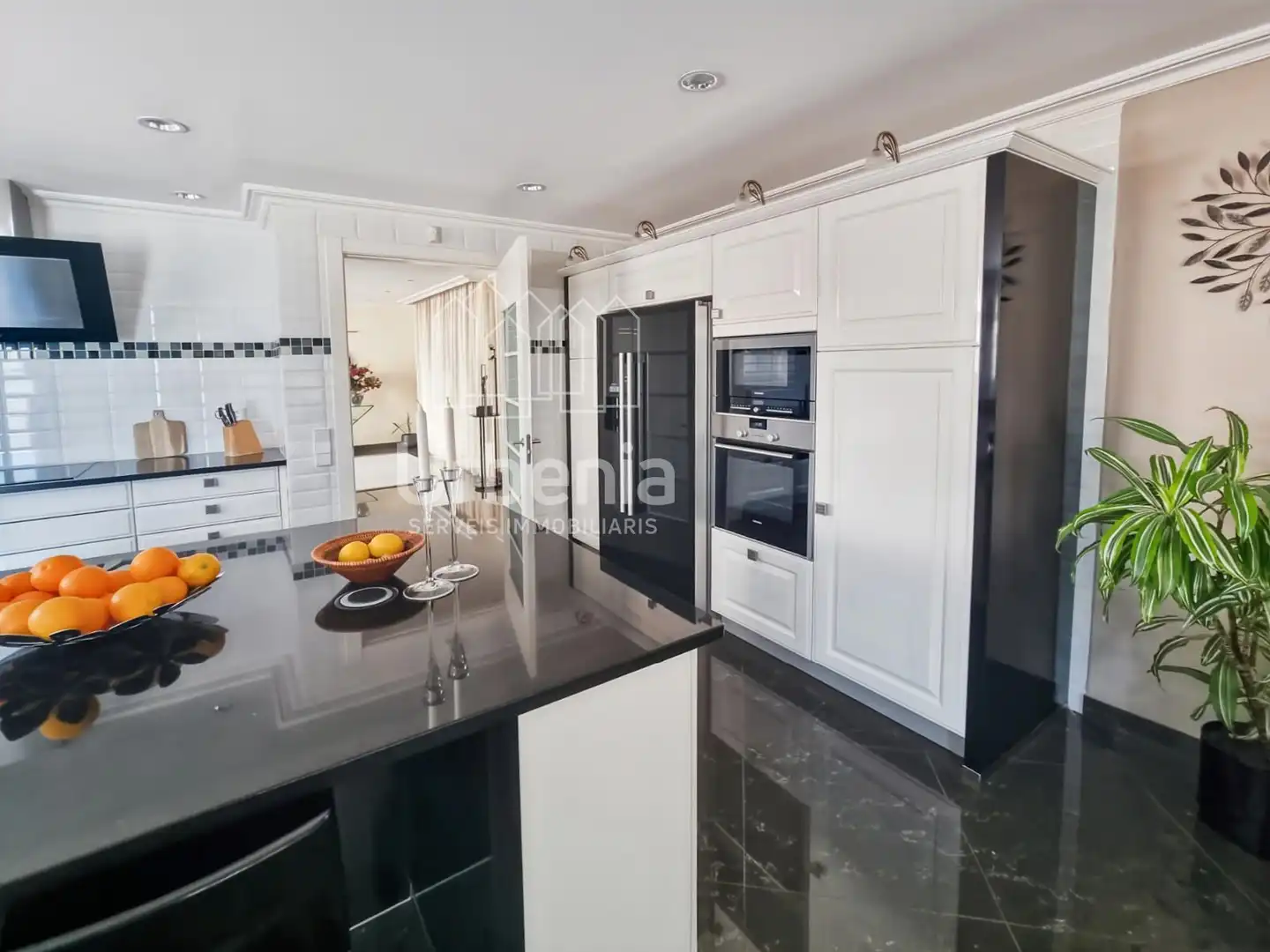 Kitchen of Houses for sale in Sant Andreu de Llavaneres  with Air Conditioner, Heating and Swimming Pool