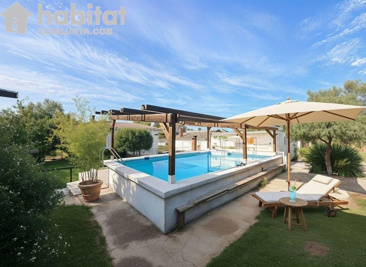 Piscina de Casa o chalet en venta en Castellbisbal con Aire acondicionado, Jardín privado y Piscina