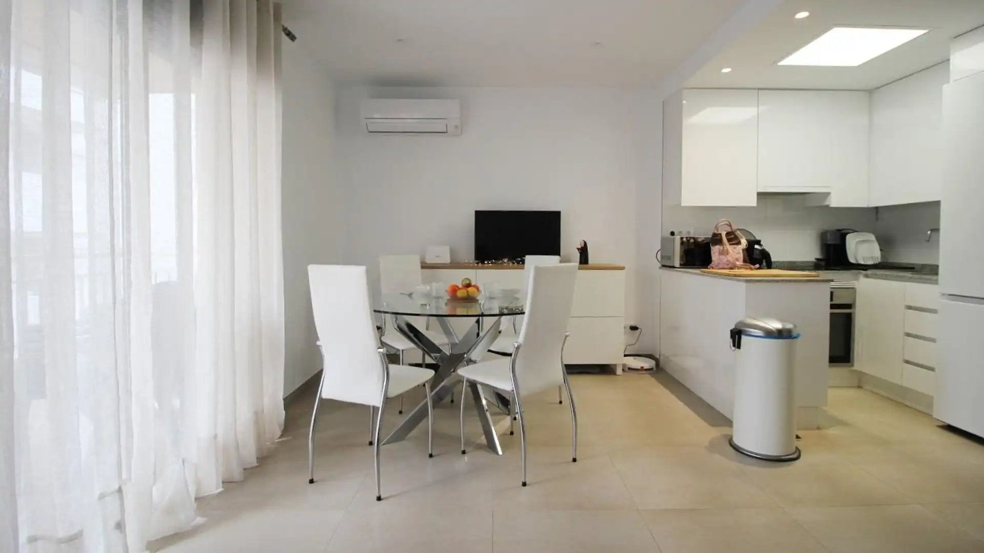 Comedor de Apartamento en venta en Oropesa del Mar / Orpesa con Aire acondicionado y Terraza