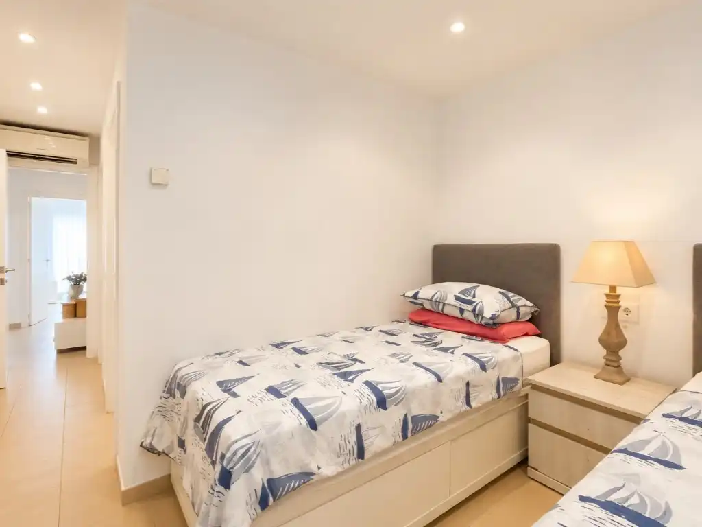 Schlafzimmer von Wohnung zur Miete in Calvià mit Klimaanlage, Privatgarten und Terrasse