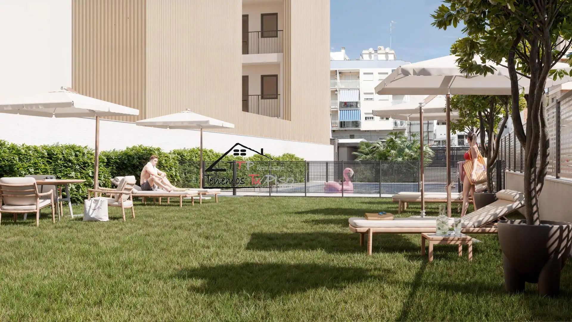 Terrace of Flat for sale in Benicarló  with Air Conditioner, Heating and Private garden