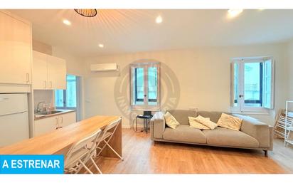 Sala d'estar de Apartament de lloguer en Cáceres Capital amb Aire condicionat, Moblat i Forn