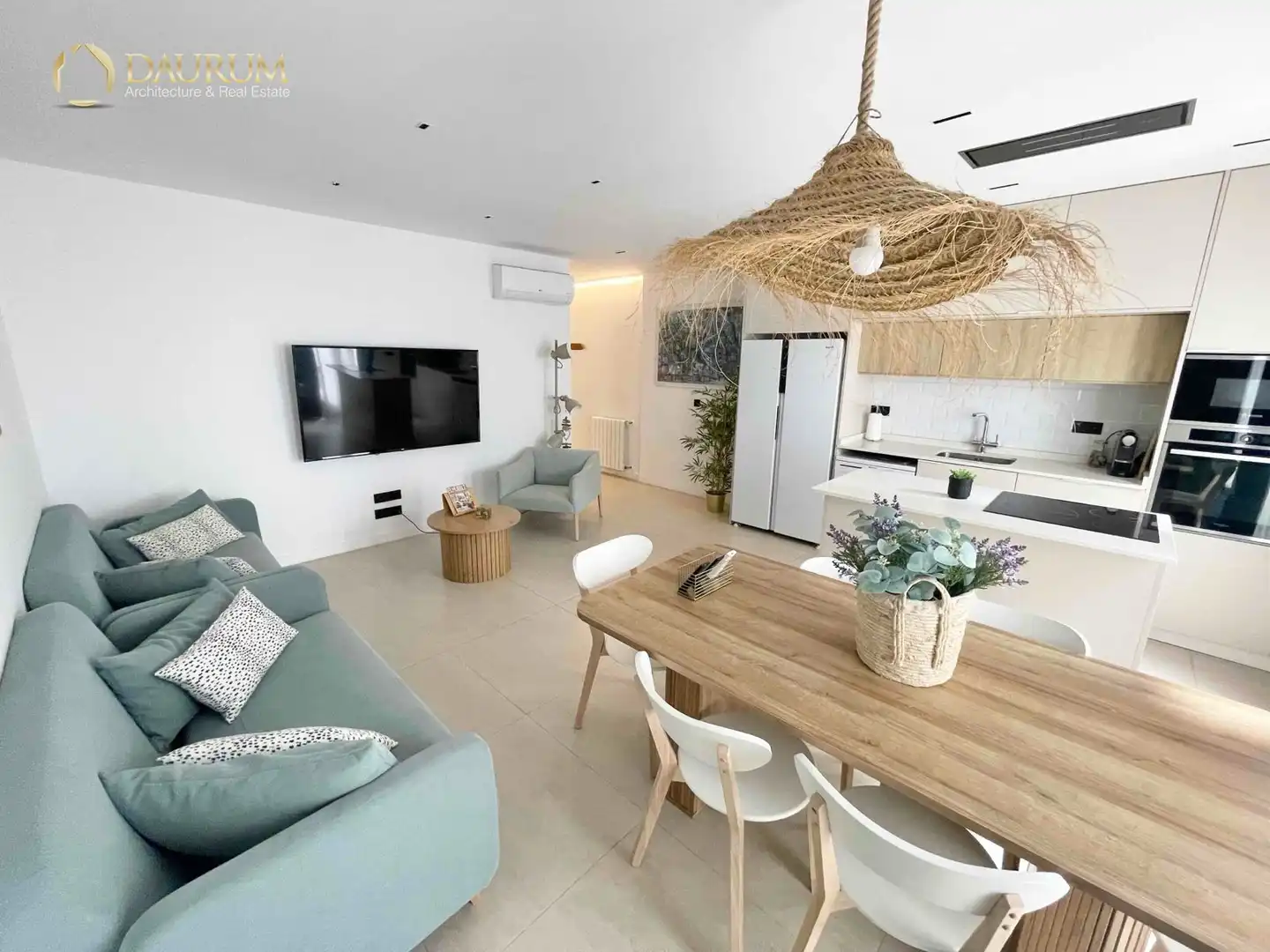 Sala de estar de Casa adosada en venta en Aldaia con Aire acondicionado, Calefacción y Terraza
