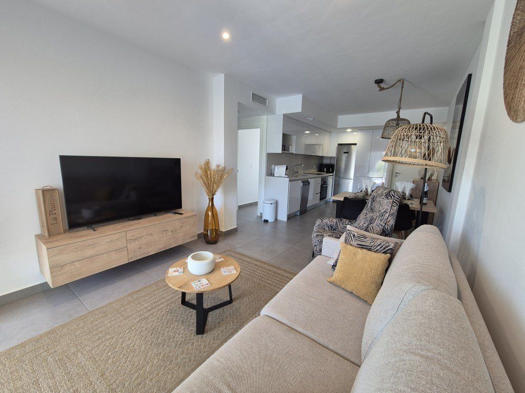 Living room of Apartment for sale in Orihuela  with Terrace, Furnished and Jacuzzi
