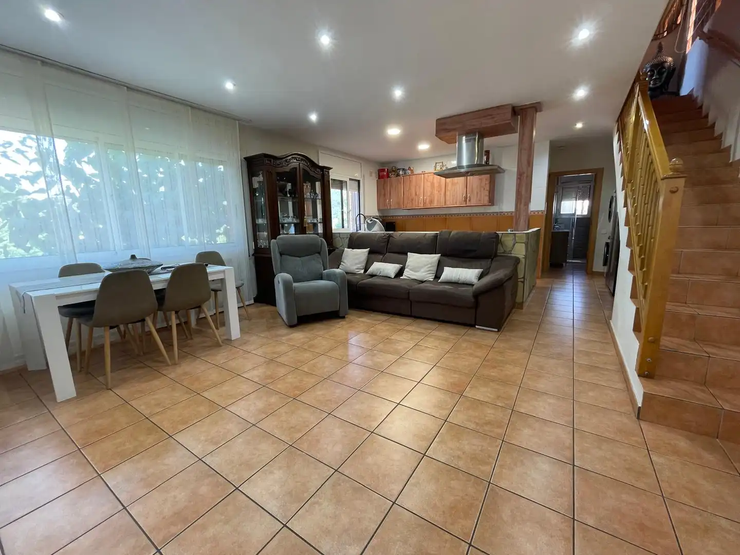 Sala d'estar de Casa o xalet en venda en Cervelló amb Aire condicionat, Calefacció i Jardí privat