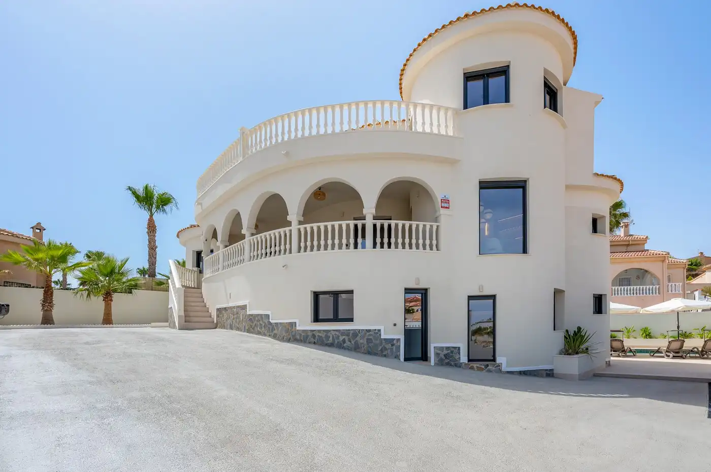 Vista exterior de Casa o chalet en venta en Benijófar con Aire acondicionado, Terraza y Piscina