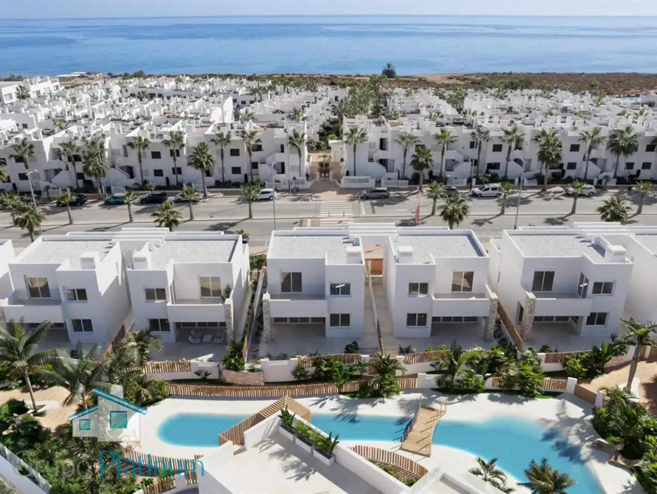 Vista exterior de Apartament en venda en Pulpí amb Aire condicionat, Terrassa i Traster