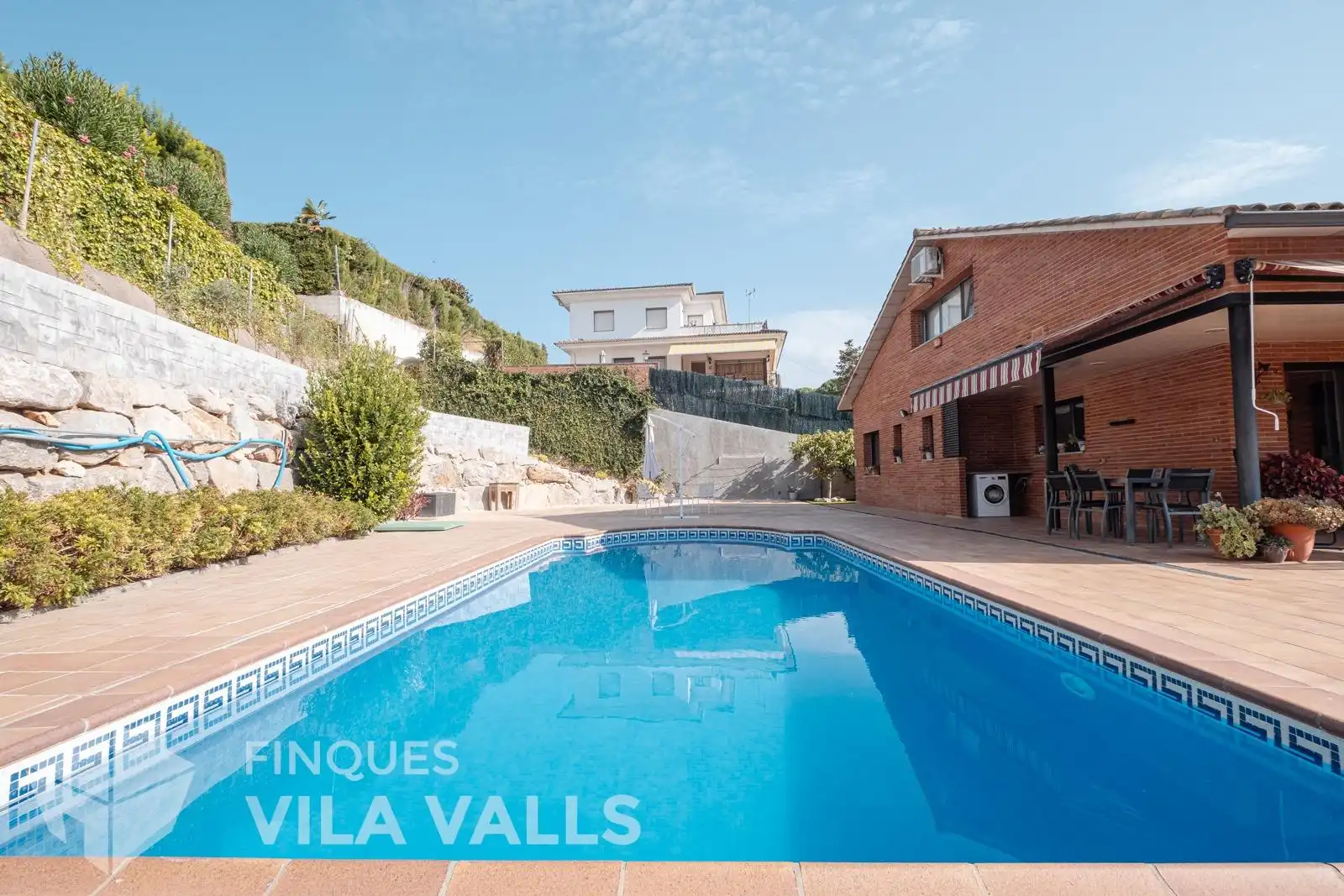 Piscina de Casa o xalet en venda en Caldes de Montbui amb Calefacció, Jardí privat i Piscina