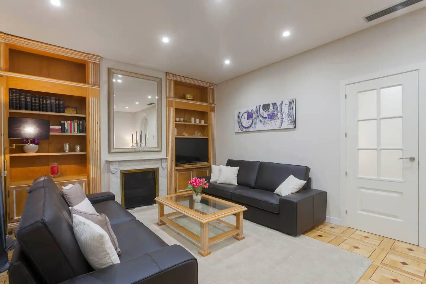 Living room of Apartments for rent in Málaga  with Air Conditioner, Furnished and Internet