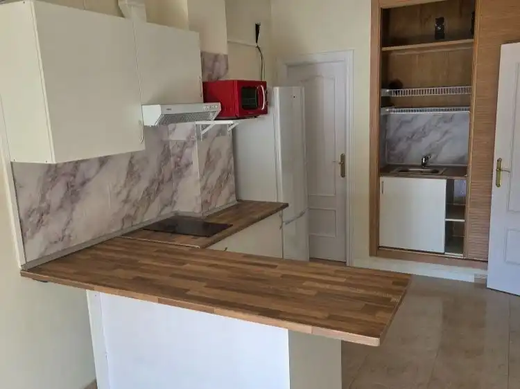 Kitchen of Flat for rent in Magán  with Washing machine, Microwave and Balcony