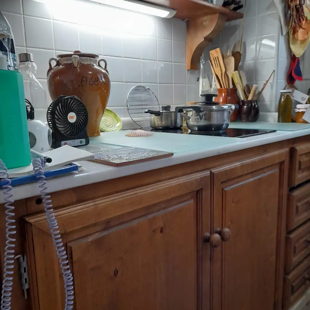 Kitchen of Apartments for sale in Málaga  with Air Conditioner, Private garden and Terrace