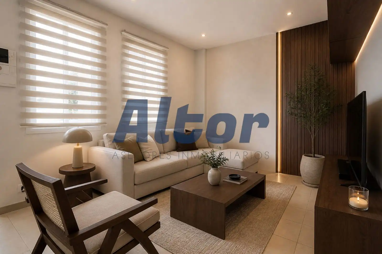 Living room of Flat for sale in Madrid  with Heating and Furnished