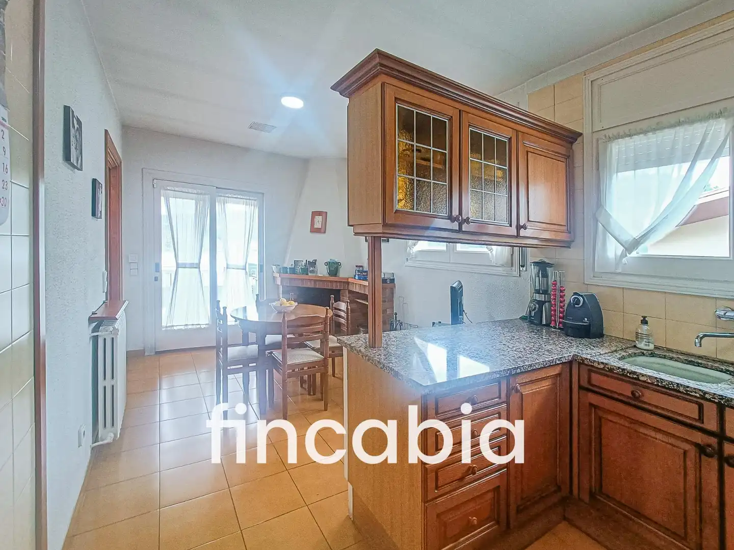 Cuina de Casa o xalet en venda en Santa Coloma de Farners amb Aire condicionat, Calefacció i Jardí privat