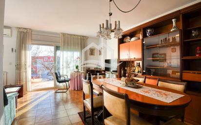 Dining room of Single-family semi-detached for sale in Girona Capital  with Air Conditioner, Heating and Private garden