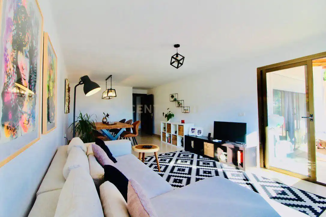 Sala de estar de Apartamento en venta en Santa Eulària des Riu