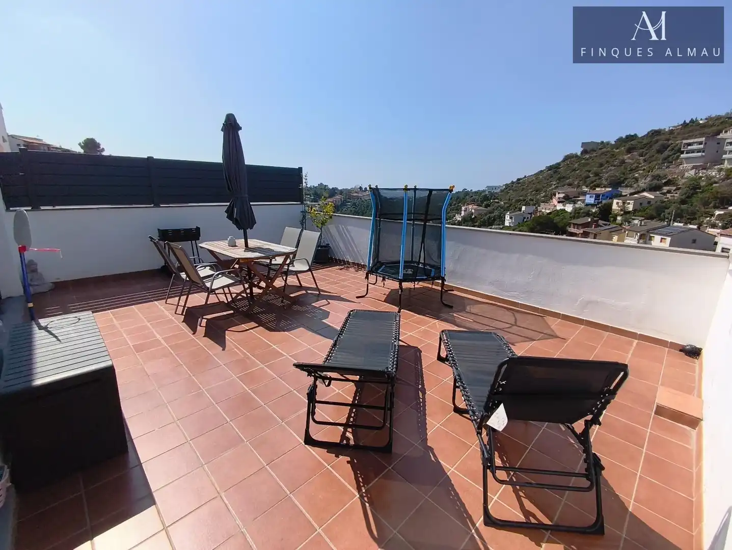 Terrassa de Casa adosada en venda en Calafell amb Calefacció, Jardí privat i Parquet