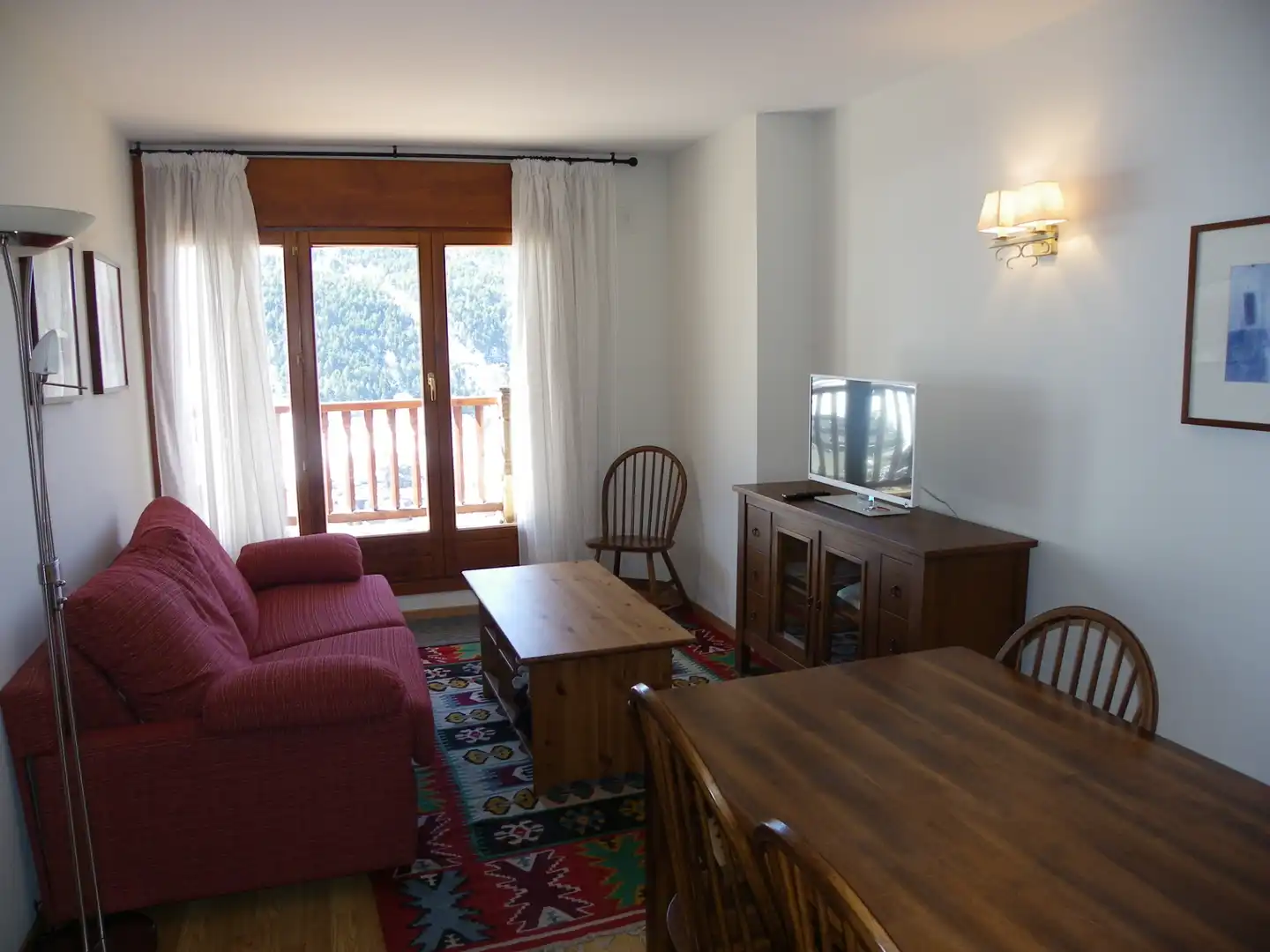 Sala de estar de Apartamento en venta en Canillo con Calefacción, Parquet y Terraza