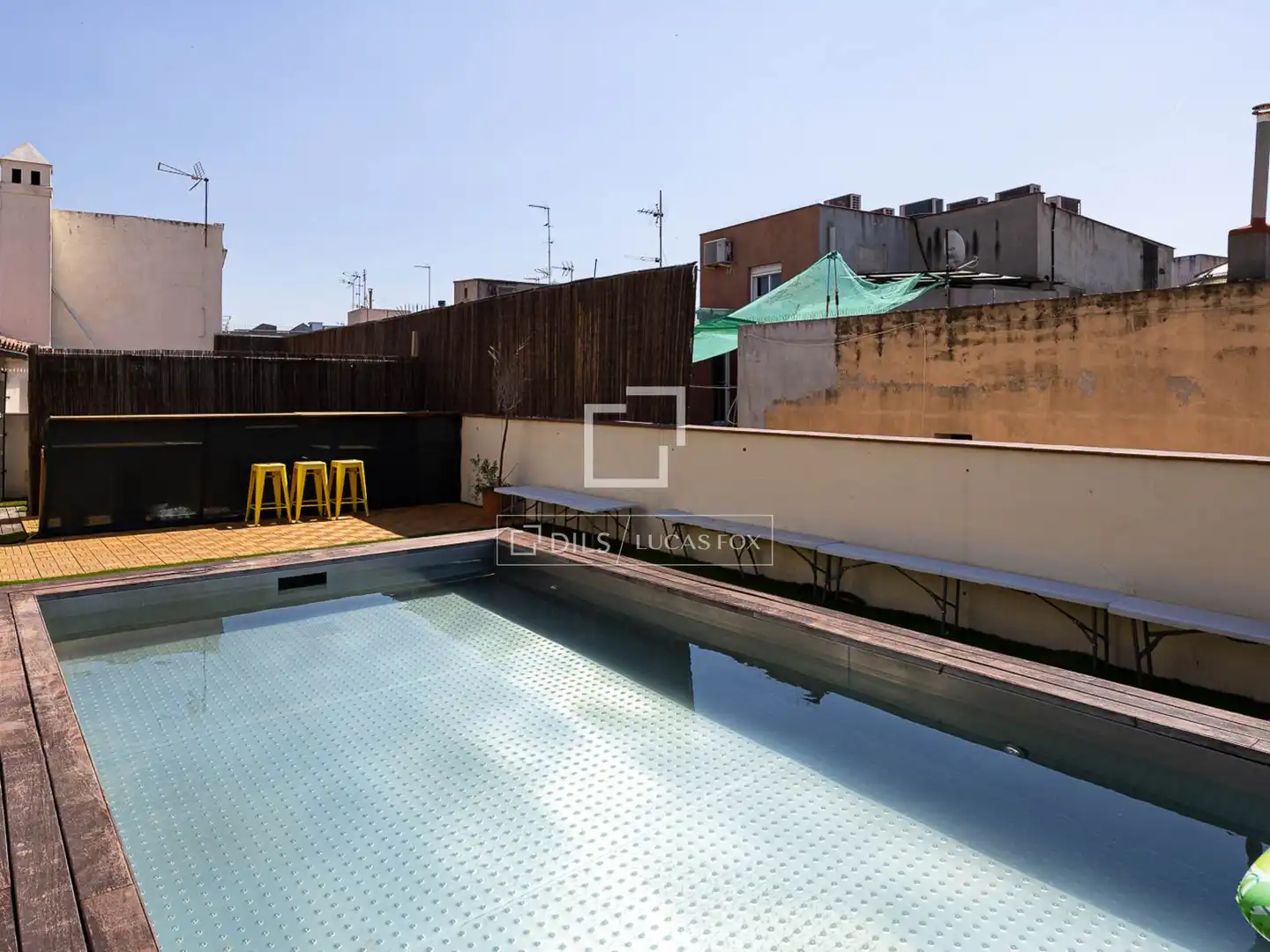 Piscina de Pis en venda en Barcelona amb Aire condicionat, Calefacció i Parquet